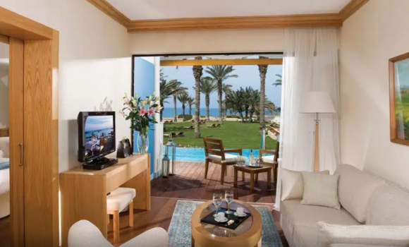 Представницькі люкси з однією спальнею, власним басейном та джакузі