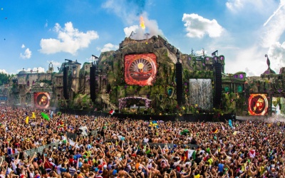 Elektronisches Musikfestival in Bum Elektronisches Musikfestival in Bum